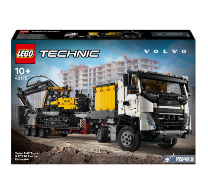 Klocki LEGO® LEGO Technic 42175 Ciężarówka Volvo FMX i koparka EC230 Electric